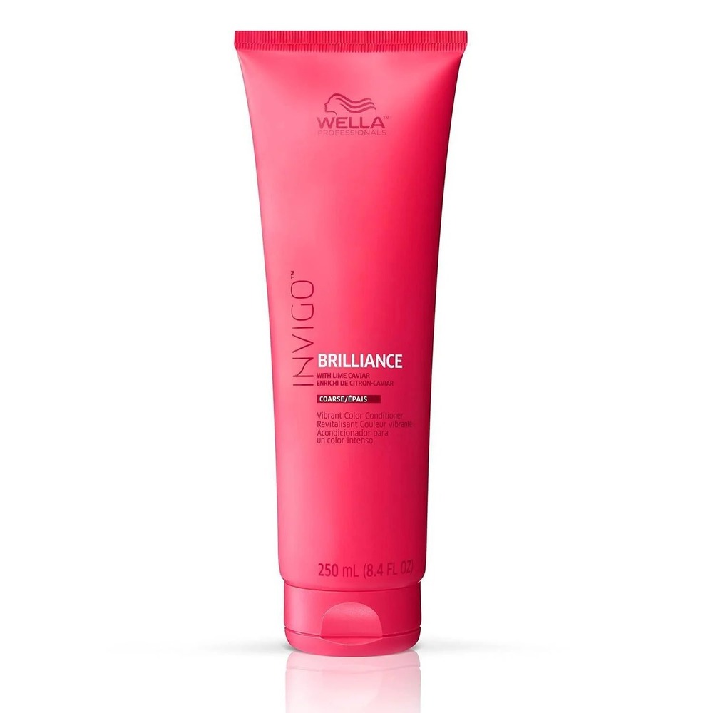 Wella Invigo Brilliance Vibrant Color Conditioner Coarse Hair 8.4oz 250ml NEW